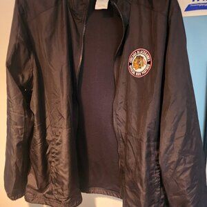 Chicago Blackhawks Official Rink Sponsor Large lightweight coat